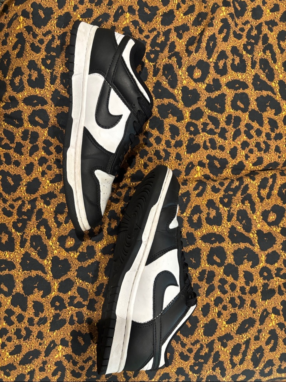 Nike Black and White Low-Top Sneakers